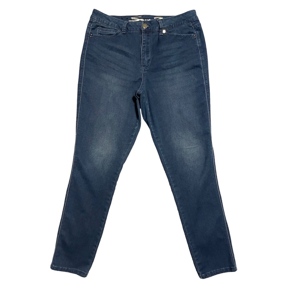 Seven7 High Rise Skinny Spark Jeans Body Contouring Women's size 14
